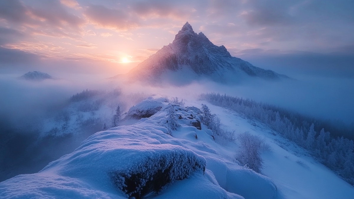 Ein mysteriöser Berg. (KI-generiert)