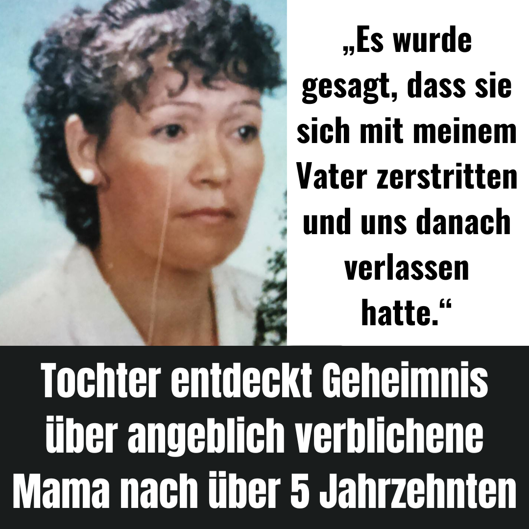 Tochter findet angeblich verblichene Mama nach 54 Jahren wieder