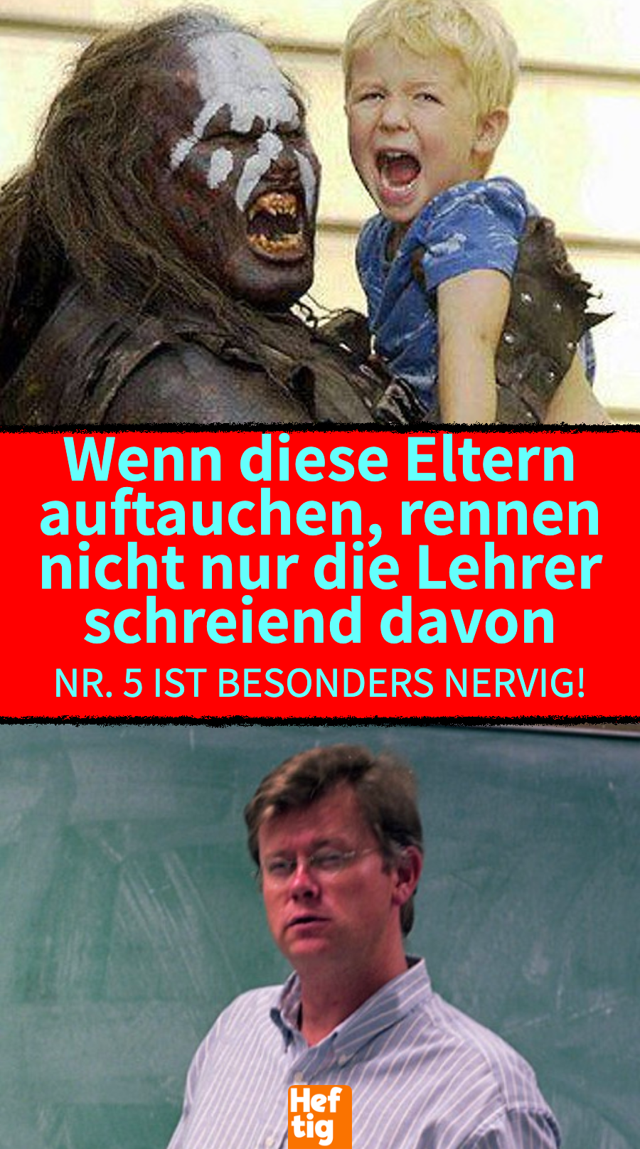 8 Elterntypen, bei denen Lehrer rotsehen