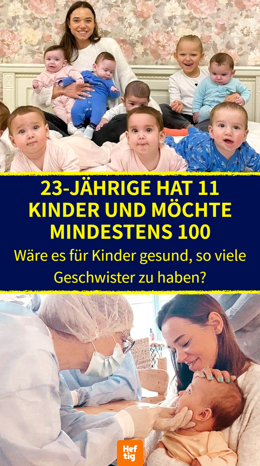 Mutter will mindestens 100 Kinder haben