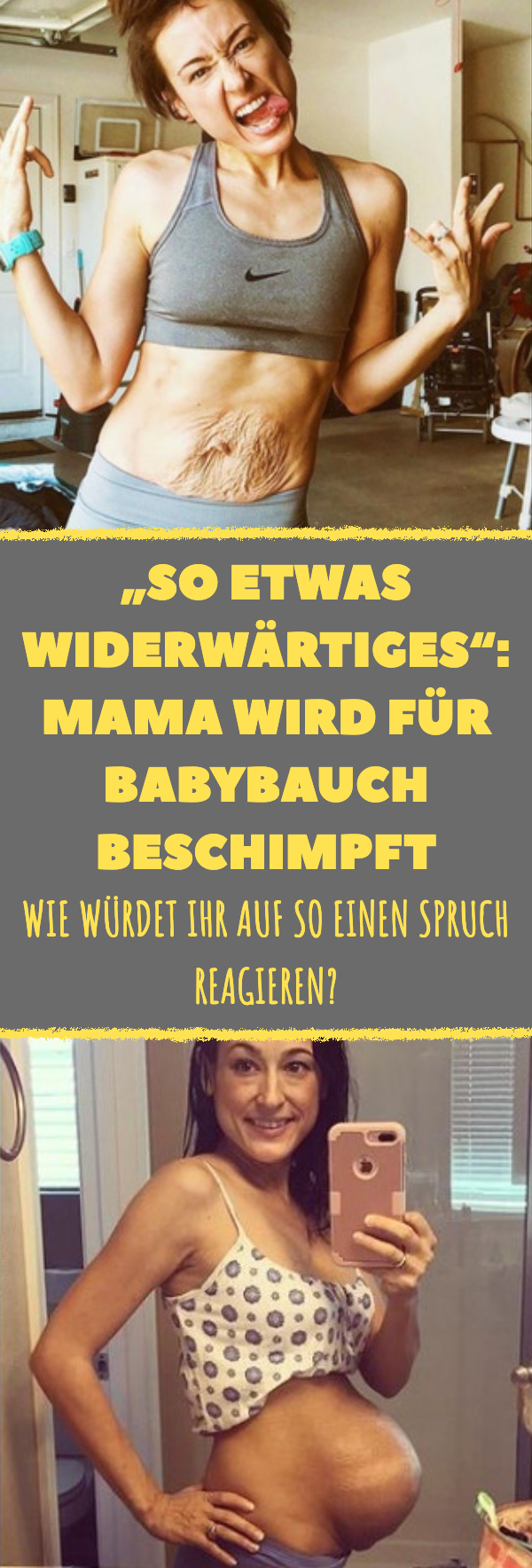 3-fache Mutter enthüllt Babybauch, erntet harsche Kritik