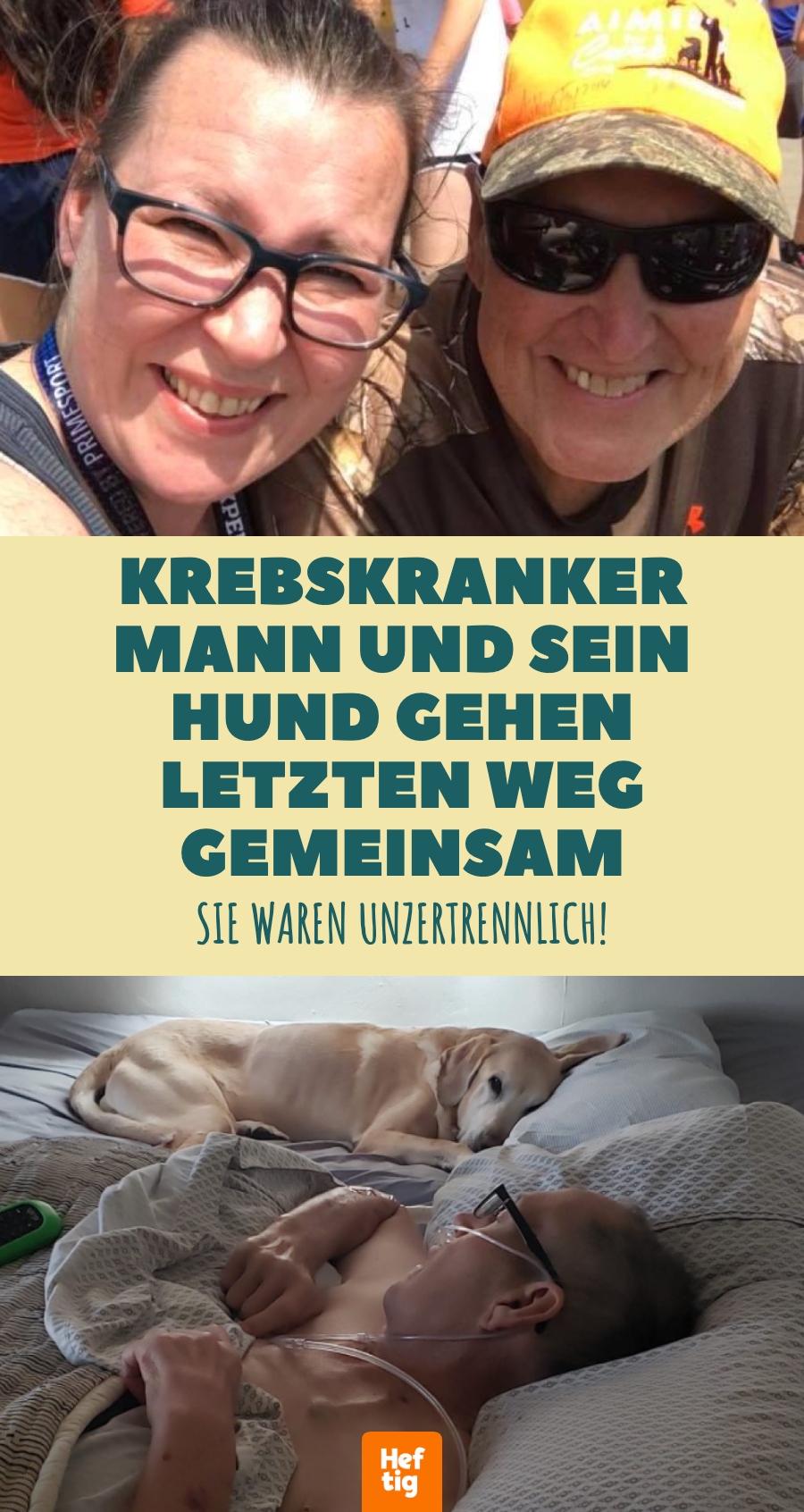 Mann und sein Hund sterben nur wenige Stunden nacheinander