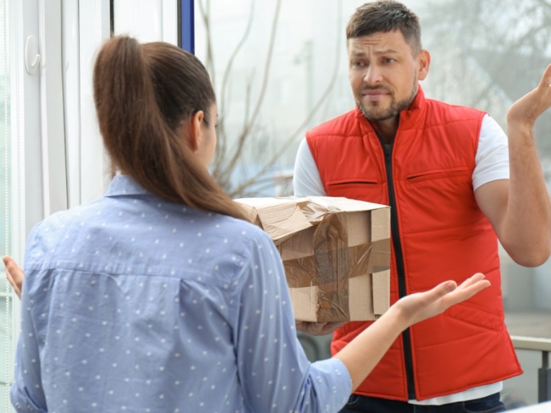 Paketboten, denen die gelieferte Ware herzlich egal ist