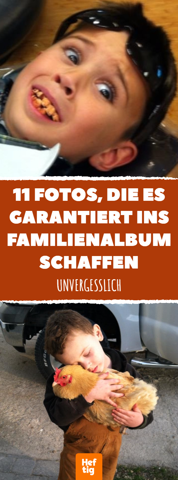 Lustige Fotos und Erinnerungen aus dem Familienalbum