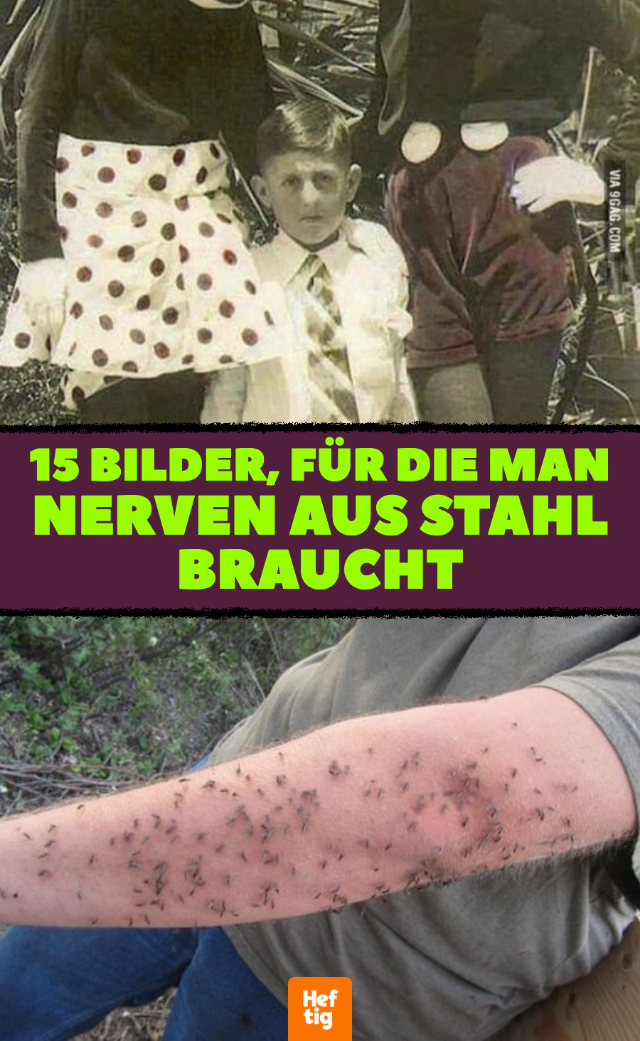 Nur für starke Nerven: 15 gruselige und eklige Bilder