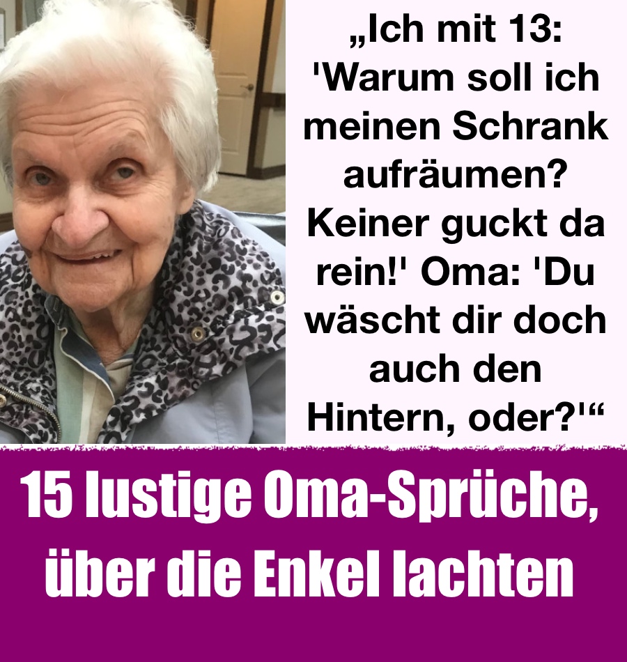 15 lustige Omas, die Enkel mit Sprüchen zum Lachen bringen