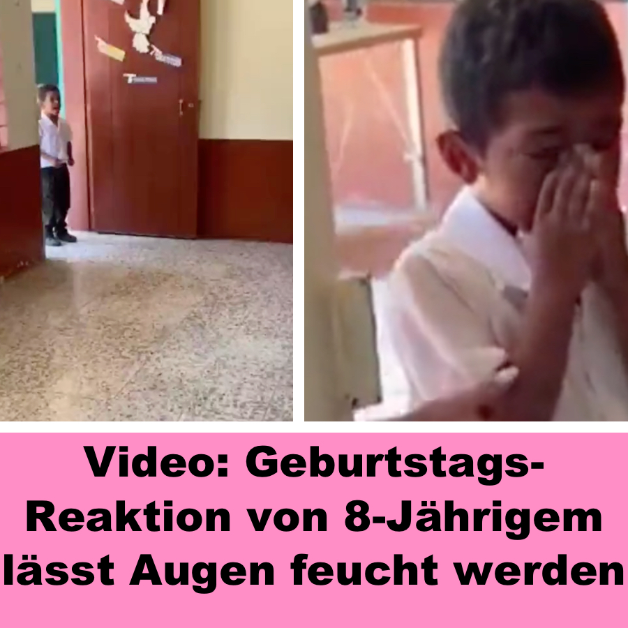 Video: 8-Jähriger feiert zum ersten Mal Geburtstag