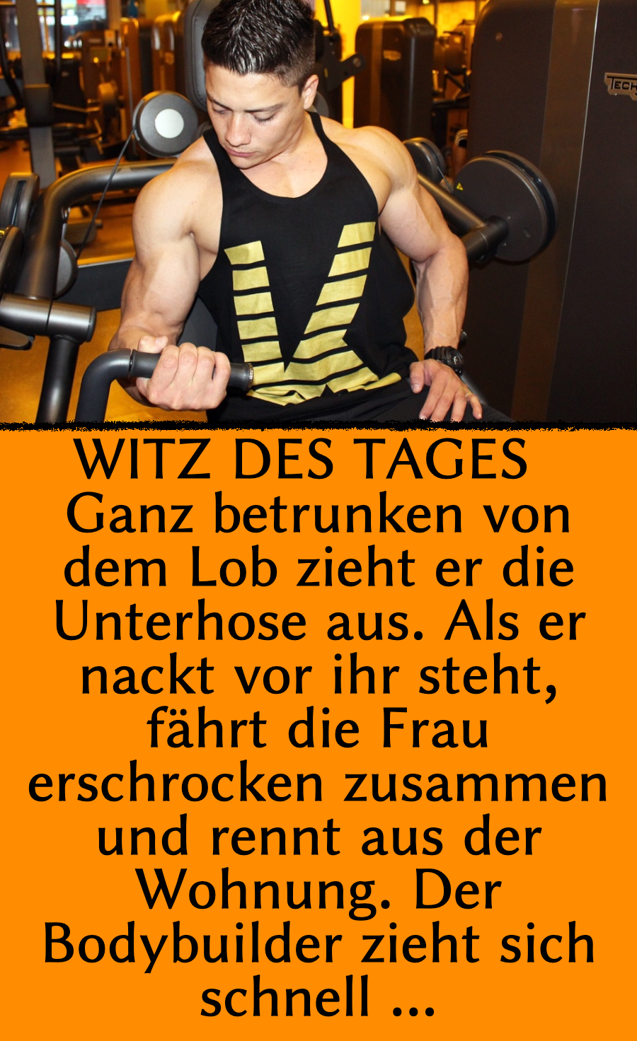 Witz des Tages: Bodybuilder bekommt Korb verpasst