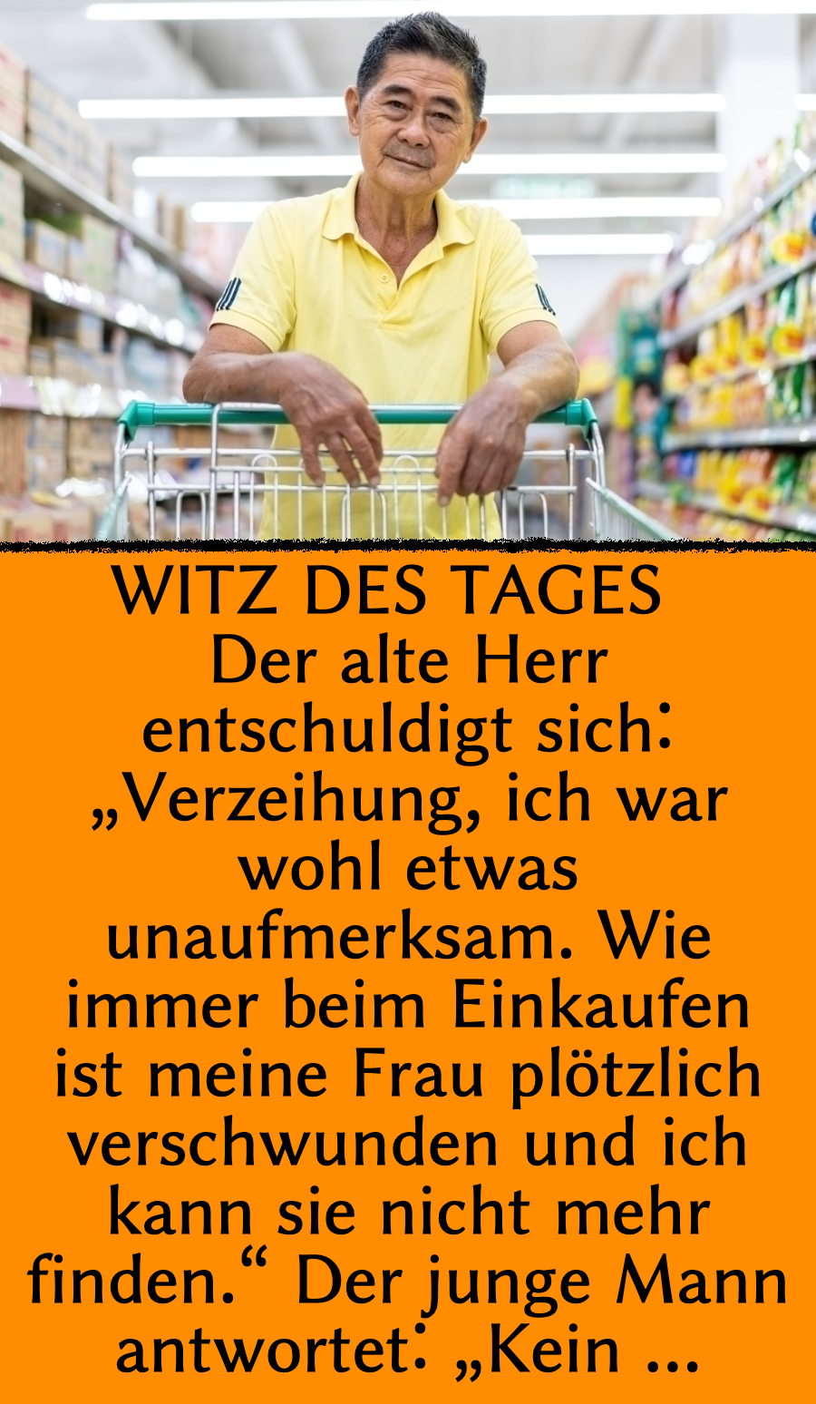 Witz des Tages: Männer begeben sich auf Frauensuche