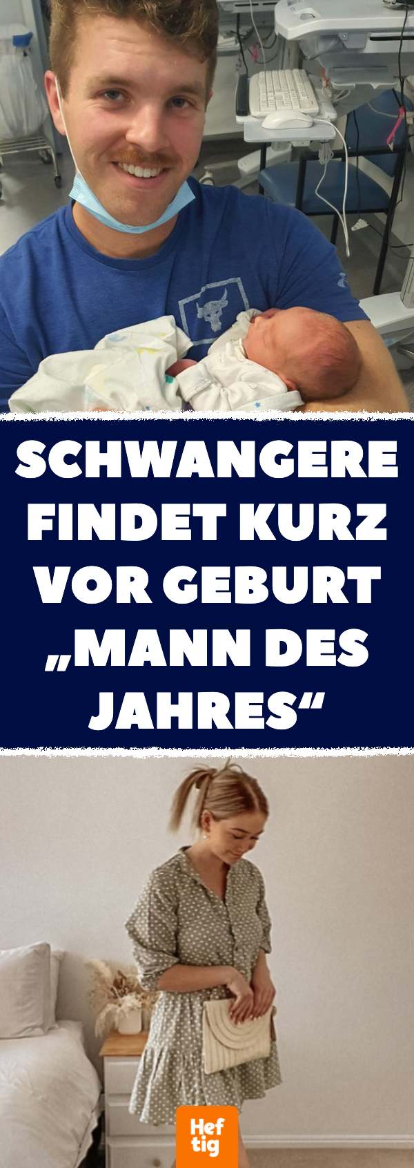 Schwangere findet kurz vor Geburt „Mann des Jahres“