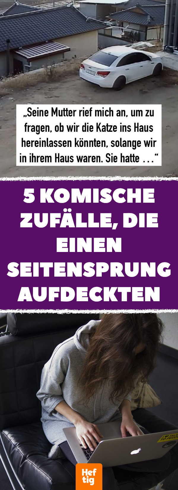 5 verrückte Zufälle, die Fremdgeher entlarvten