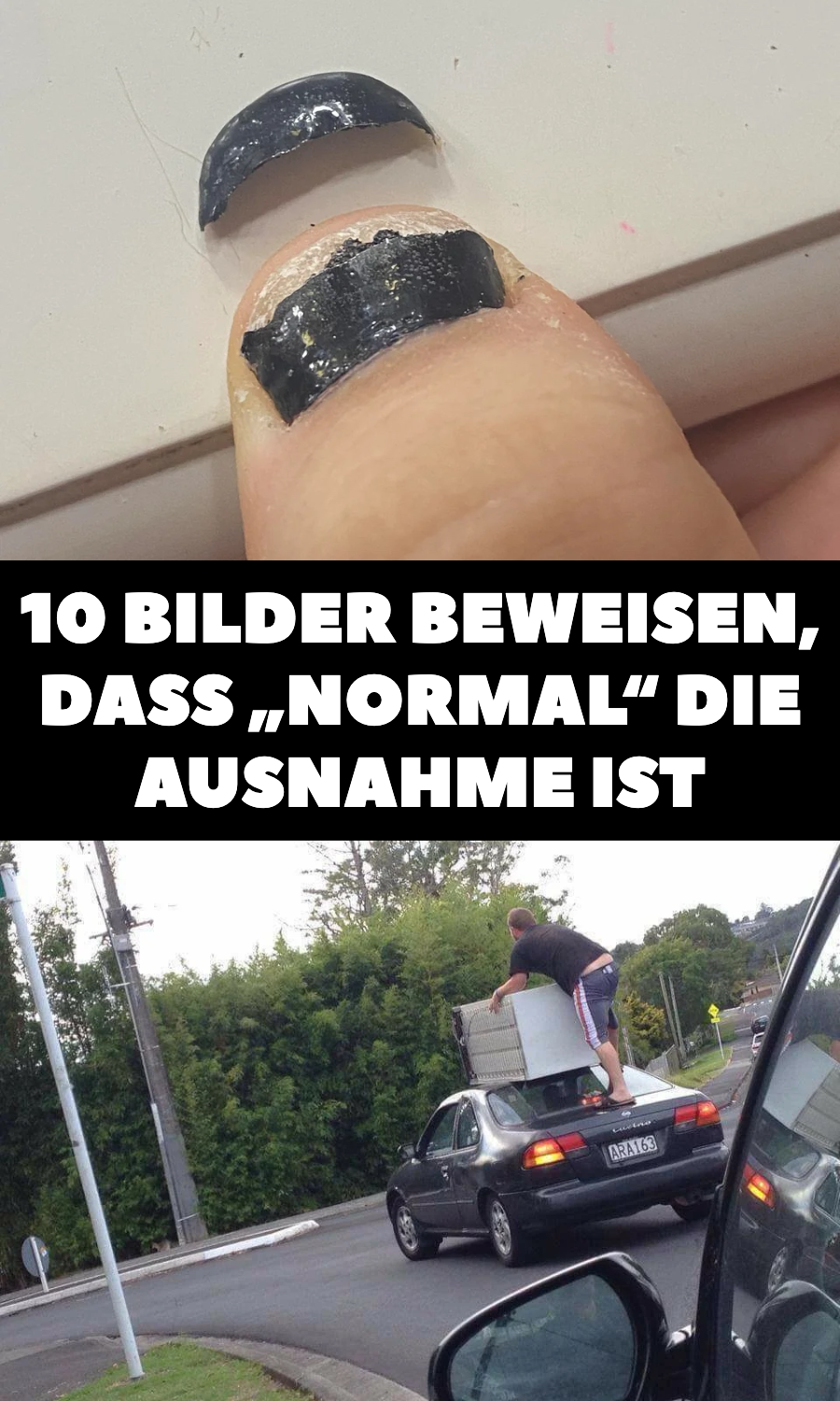 10 Bilder, die verrückte Augenblicke festhalten