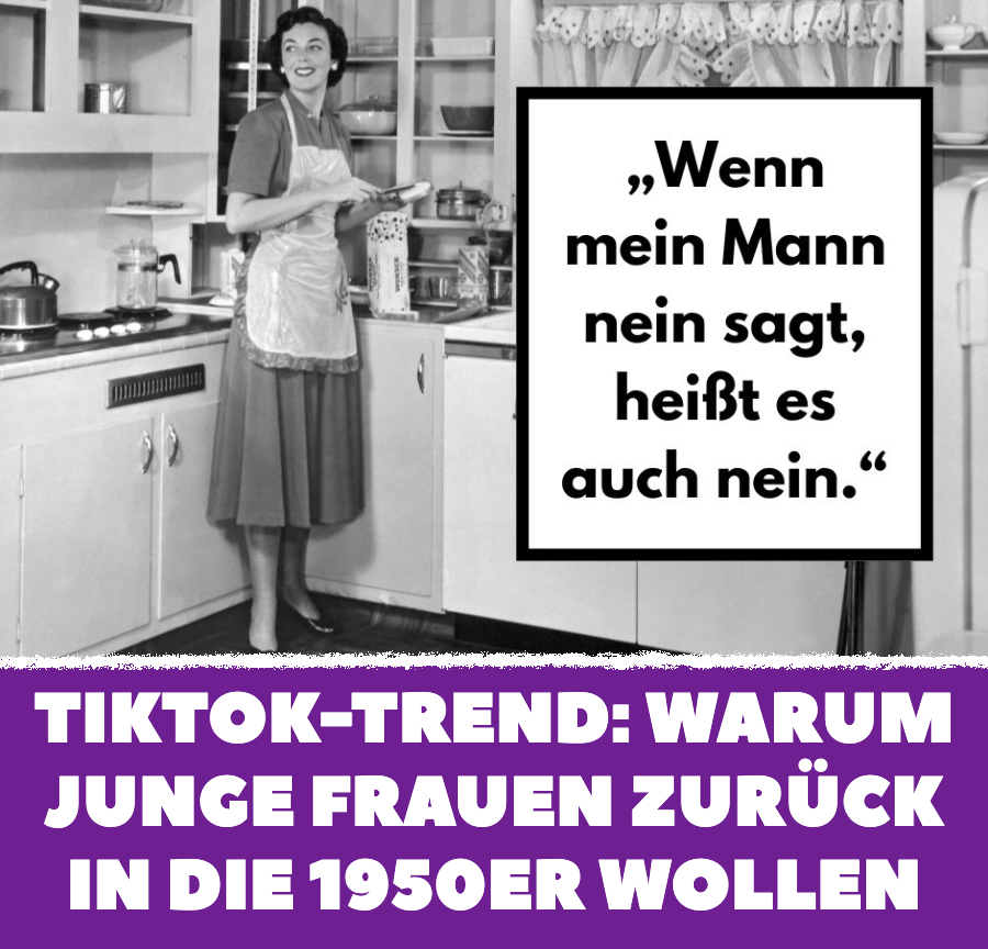 Zurück an den Herd: Fragwürdiger Trend schickt Frauen zurück ins Jahr 1950