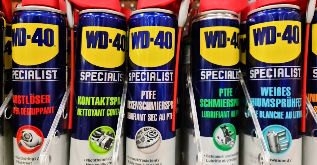 verschiedene Dosen WD-40