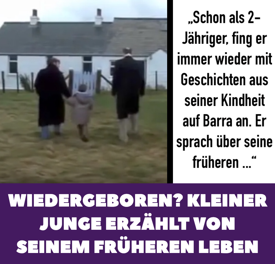 Kleiner Junge erzählt von seinem früheren Leben