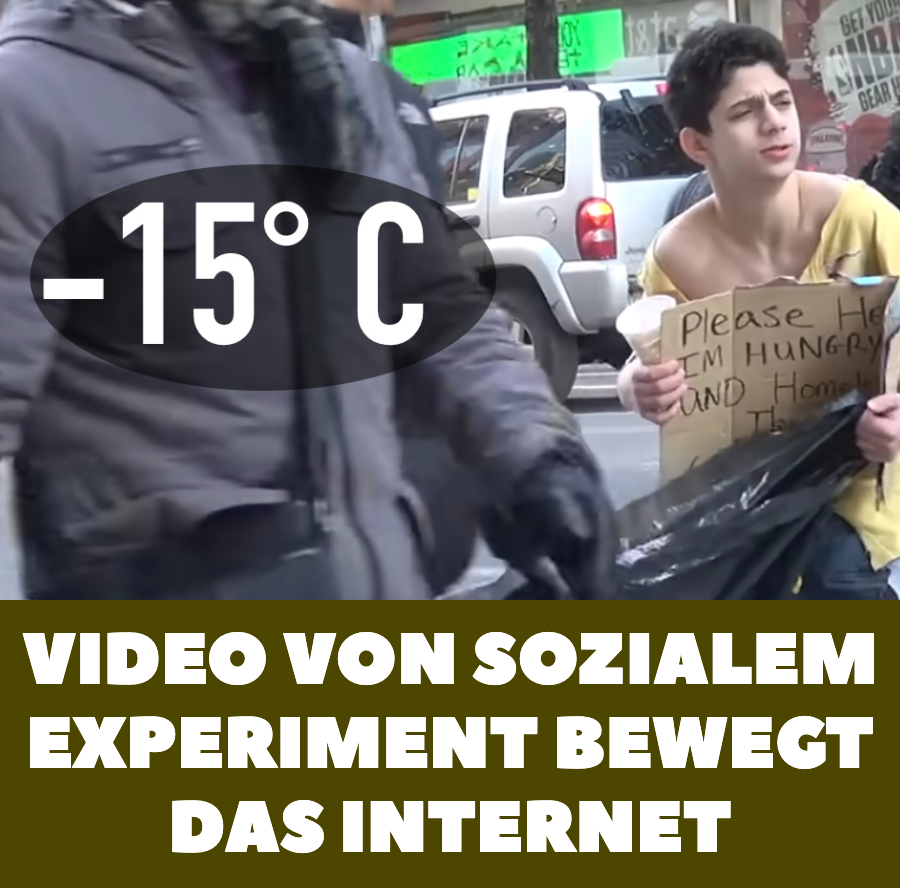 Video von sozialem Experiment bewegt das Internet