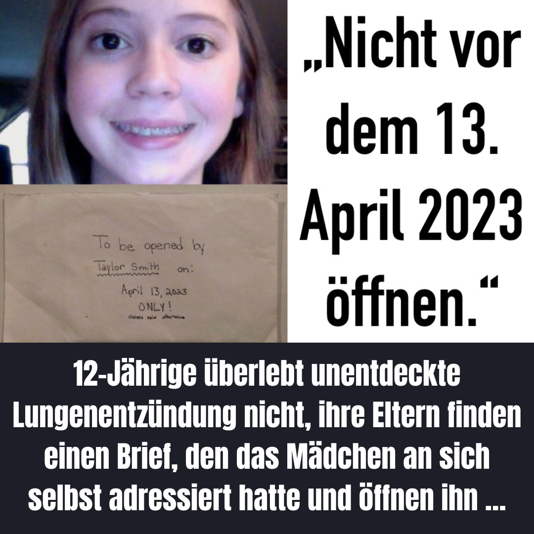 12-Jährige hinterlässt Eltern rührenden Brief