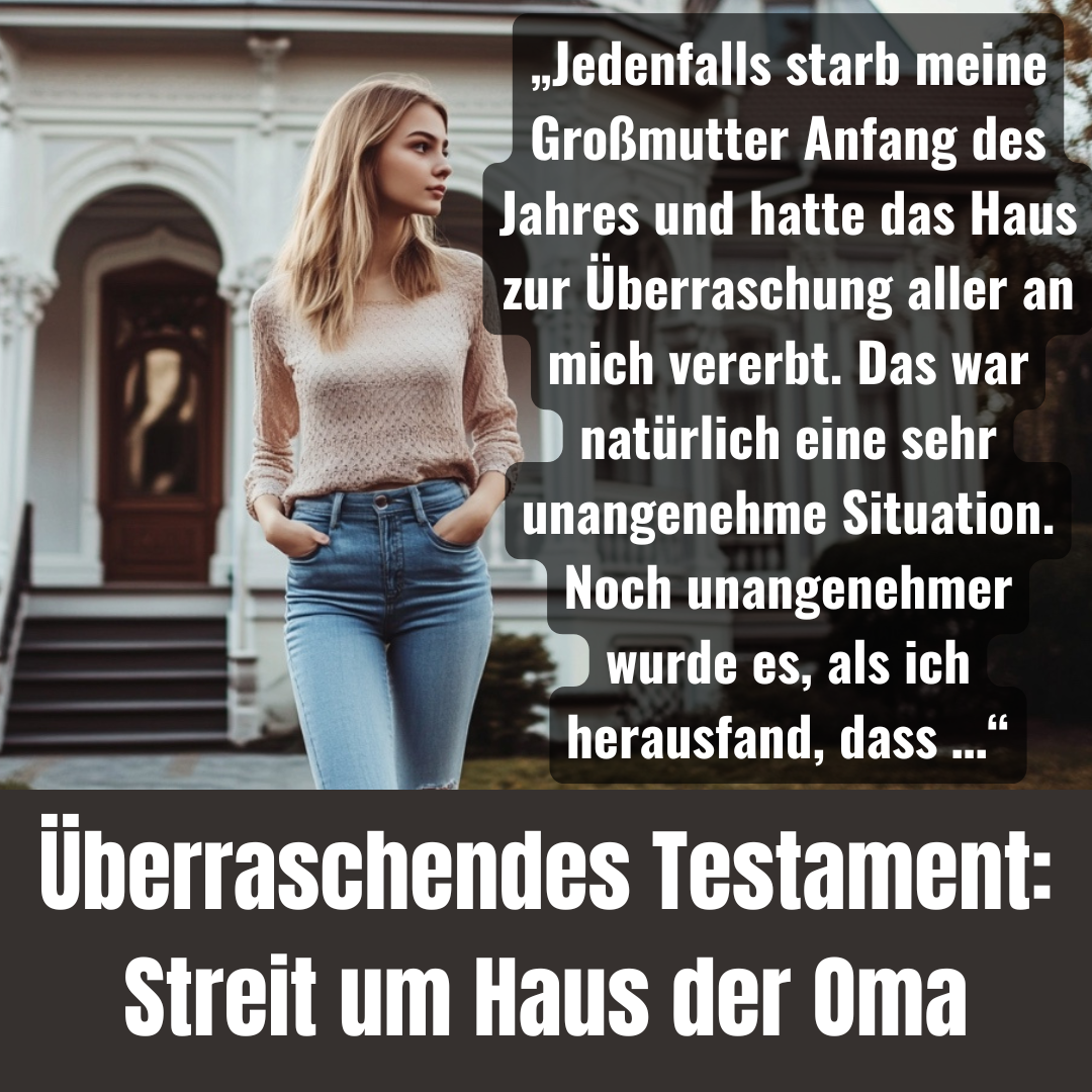 Überraschendes Testament: Streit um Haus der Oma